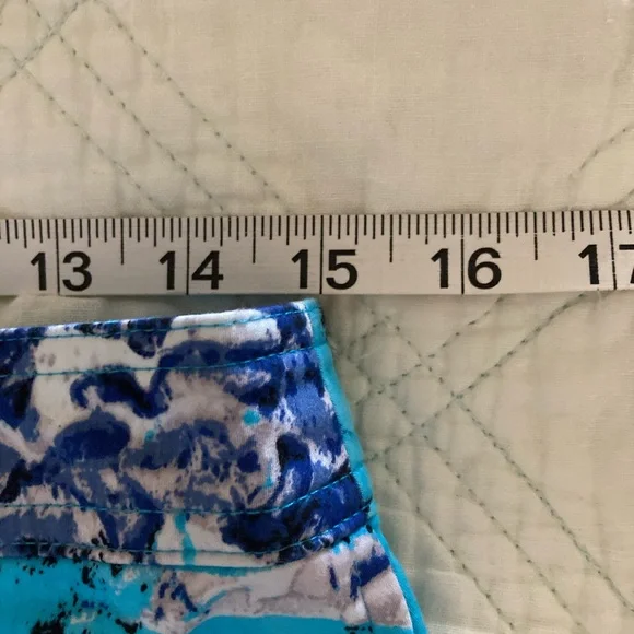 Peck & Peck Blue and White Cotton Blend Jeans 6 - Picture 3 of 5